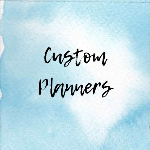 custom printable planners