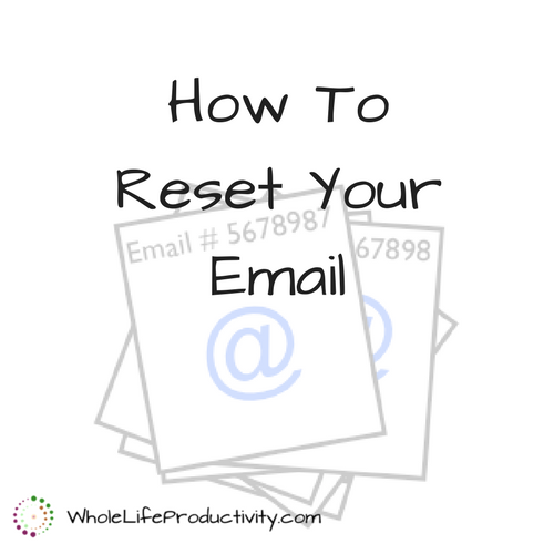 How To Reset Your Email