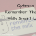 Optimize Remember The Milk With Smart Lists