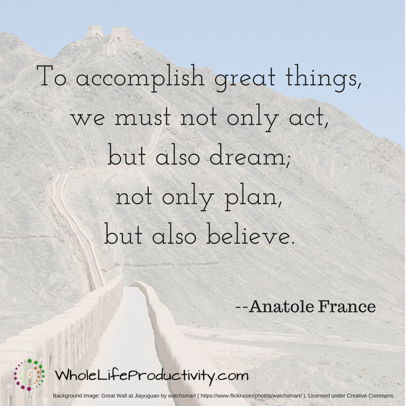 accomplish great things